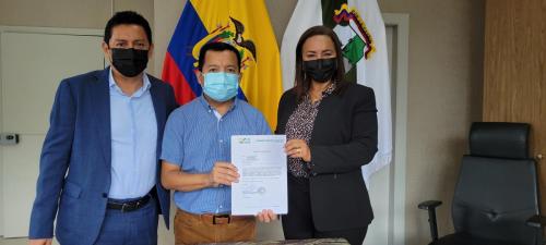 Reuni&oacute;n con autoridades en Quevedo